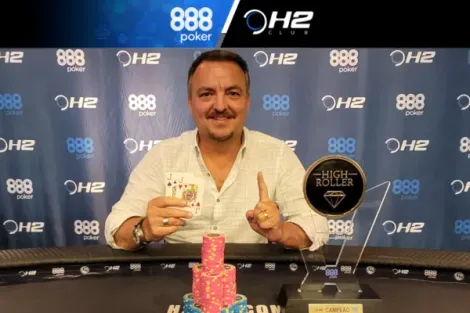 Luiz Sequeira crava o High Roller 100K do H2 Club São Paulo