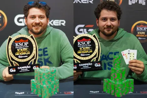 Dois títulos em um dia: Bruno Porto dá show na estreia do KSOP GGPoker SA