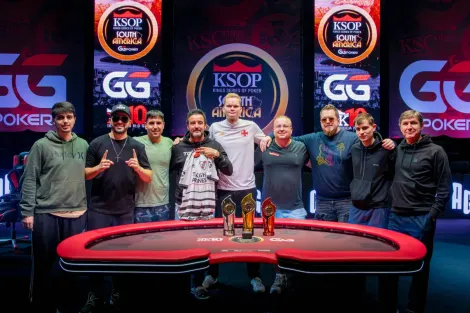 Pedro Neves encabeça mesa final do Ultra High Roller do KSOP GGPoker SA