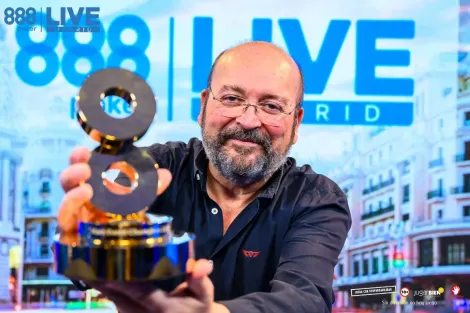 Manuel Ledesma vai de short stack ao título do Main Event do 888LIVE Madrid