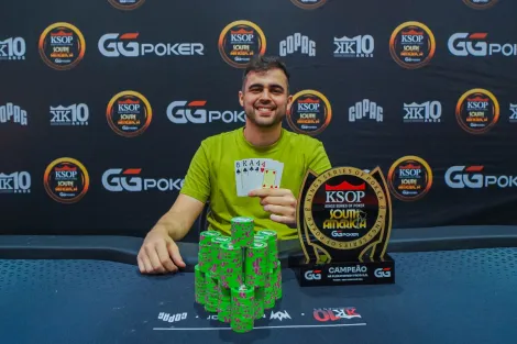 Campeão leva mais da metade do prize pool no HR PLO5 do KSOP GGPoker SA