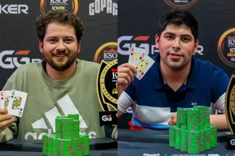 Bruno Porto leva tri no KSOP GGPoker SA; Claudio Ezequiel vence HR One Day