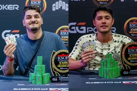 Gustavo Unfer e Caio Ozawa forram seis dígitos no KSOP GGPoker SA