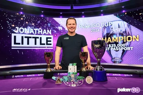 Jonathan Little leva bi no Evento #8 e vence ranking da PokerGO Cup