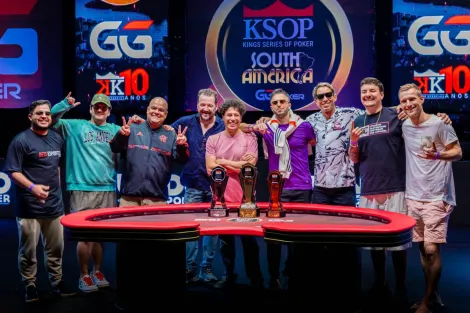 Julio Belluscio lidera mesa final do Main Event do KSOP GGPoker SA