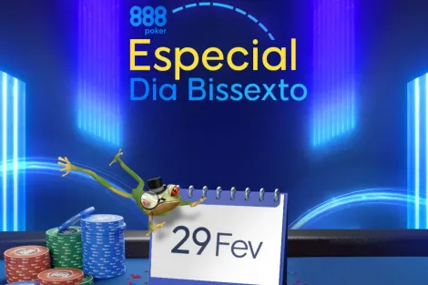 Promoção "Especial Dia Bissexto" vale tickets no 888poker; confira