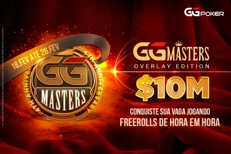 Freerolls de hora em hora podem levar ao GGMasters Overlay no GGPoker