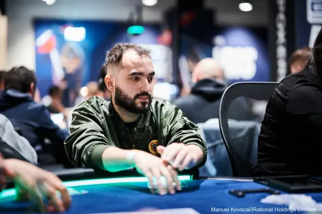 João Sydens lidera brasileiros ao Dia 2 do €10K High Roller do EPT Paris