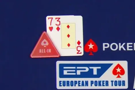 All in inexplicável de 73o choca na reta final do EPT Paris; assista