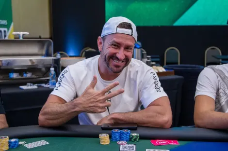 Cristian de Aquino lidera Dia 1 do High Rollers do BSOP São Paulo