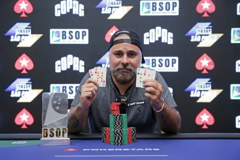 Kadu Campion supera mesa final de craques e leva PL Omaha PKO do BSOP SP