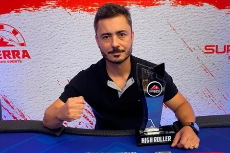 Hugo Quintas é campeão do High Roller do CMP e embolsa R$ 60 mil