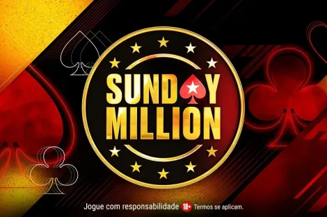 Freeroll do Sunday Million distribui ticket de até US$ 109 nesta sexta