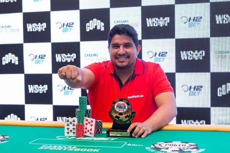 Luan Coelho bate peruano e é campeão do Super High Rollers da WSOP Brazil