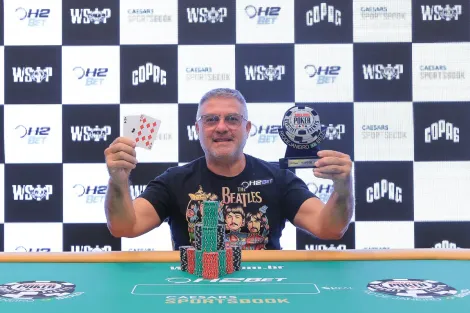 Jorge Hagopian é bi da WSOP Brazil com título no Turbo Deepstack KO