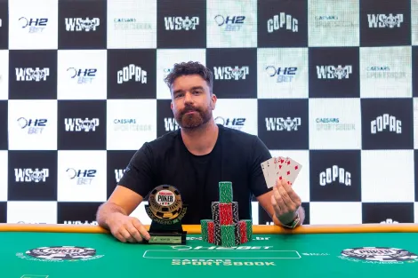 Mike Flanagan, do Canadá, é campeão do Big O da WSOP Brazil