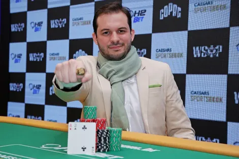 Paulo Macedo supera Celso Sirtoli e vence Ring Chaser da WSOP Brazil