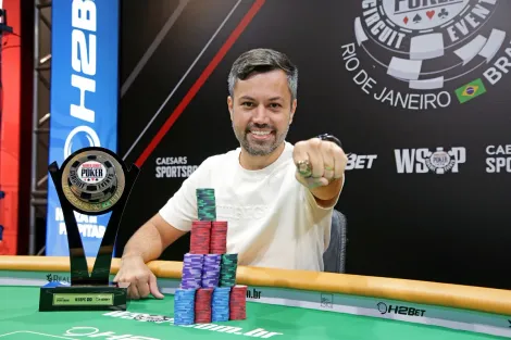 Guilherme Sazan é campeão do Main Event da WSOP Brazil e conquista anel