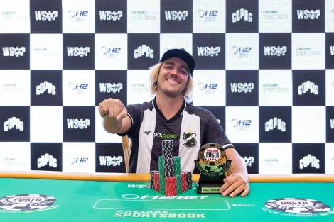 Blaise Bourgeois crava 6-Max PKO Turbo da WSOP Brazil e se emociona: "Significa tudo"