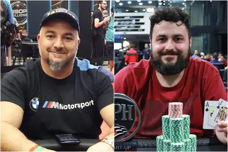 Eduardo Pereira e Paulo Filho garantem pacotes do BSOP Winter Millions em satélite