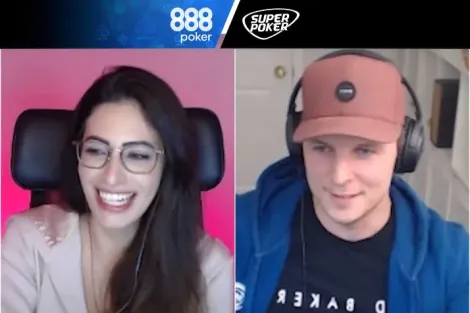 Vivian Saliba dá slowroll em colega de 888poker e cai na risada; assista