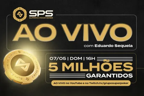 Eduardo Sequela joga e transmite 5 Milhões Mystery Bounty da Suprema Poker Series