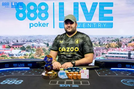 Yiannis Liperis domina mesa final e vence Main Event do 888poker LIVE Coventry