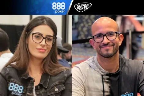 Vivi Saliba acerta call em Cavalito no 888poker e brinca: "Sangue brasileiro"