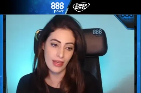 Vivi Saliba sofre cooler no flop contra o nuts no Blast-Off do 888poker