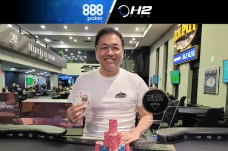 Alexandre Sako é campeão do High Roller 100K do H2 Club São Paulo