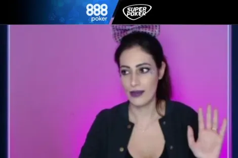 "Caçada" por bounty, Vivi Saliba vence all in quádruplo em homegame do 888poker