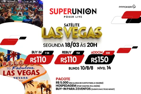 Liga Evolution entrega pacote para Las Vegas por R$ 110 nesta segunda