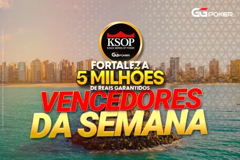 Satélites do KSOP GGPoker Fortaleza conhece últimos premiados em reta final