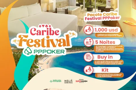 Primeiro satélite para o Caribe Festival PPPoker é neste domingo; veja detalhes