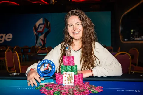 Revelação nas redes sociais, Caitlin Comeskey vence Ladies do WPT Voyage