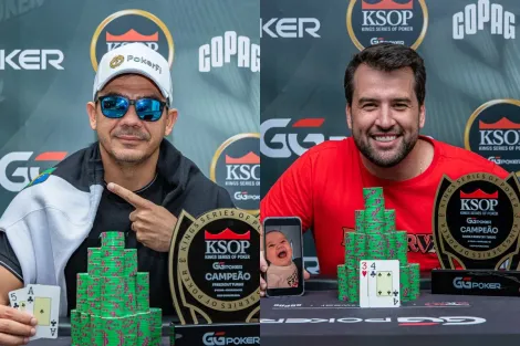 Patrick Pessoa e Daniel Gadotti faturam títulos no domingo de KSOP GGPoker Fortaleza