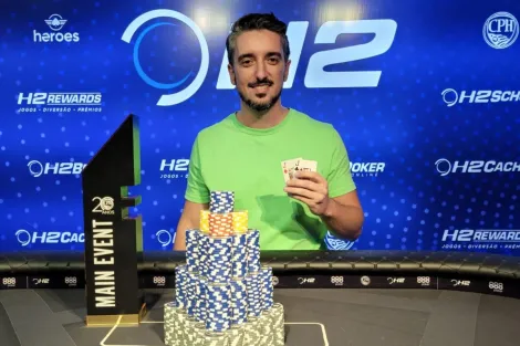 Rodrigo Crespo vence Main Event do CPH em "retorno" aos torneios