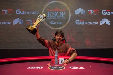 Caio Guedes é campeão do Main Event do KSOP GGPoker Fortaleza