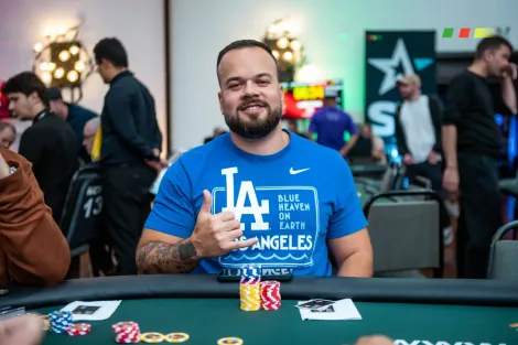 Thiago Martins puxa fila no Dia 1 do Super High Roller PKO do CGP Gramado