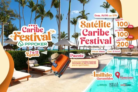 Domingo de PPPoker tem satélite Caribe Festival e mais de R$ 500 mil garantidos