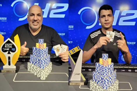 Alvaro Bruno leva o 50K Monster e Luan Aquino ganha o Freeroll do H2 Club São Paulo