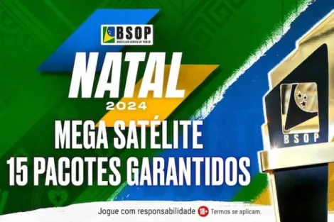 Mega Satélite do BSOP Natal tem 15 pacotes garantidos nesta terça
