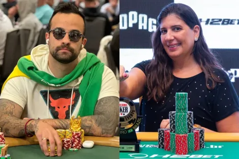 Ramon Kropmanns e Regina Cassab avançam ao Dia 2 do Torneio dos Campeões da WSOP