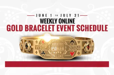 WSOP Online 2024 tem cronograma divulgado com 37 braceletes; veja a programação