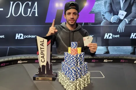 Valdeir Dorga leva a melhor no Capital Poker Fest 30K do H2 Club São Paulo