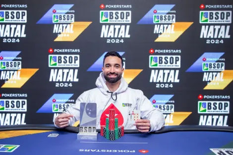 Filipe Augusto vence Start-Up Mystery KO do BSOP Natal em estreia no circuito