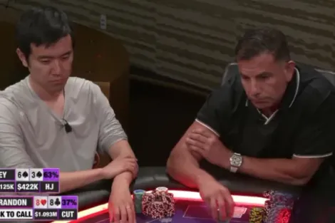 Flop do engate termina em pote de US$ 1,1 milhão no Hustler Casino Live; assista