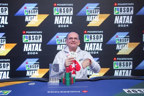 Fábio Pires repete Foz do Iguaçu e crava PLO Dealer's Choice no BSOP Natal