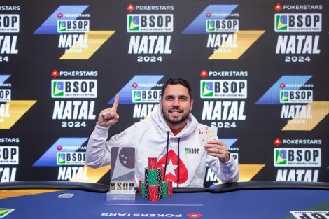 Eduardo Freire é campeão do Super 500 do BSOP Natal: "Surreal"