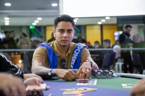 Rafael França é o chip leader do Dia 1 do High Rollers do BSOP Natal